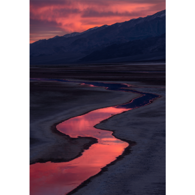 Aikenhead River in a Dry Land-Death Valley National Park
